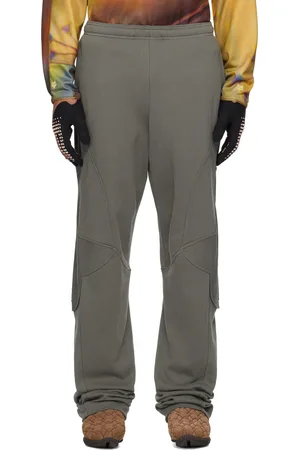 Kiko Kostadinov Pantalon de survêtement gris en molleton à appliqués édition Fox Racing
