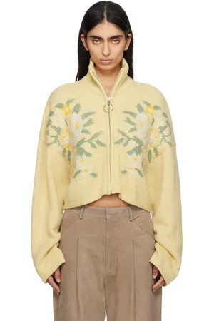 Holzweiler Cardigan écourté Tine jaune