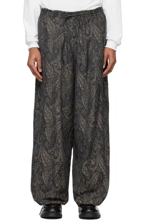 Pins & Needles Pantalon H.D. bleu à motif cachemire