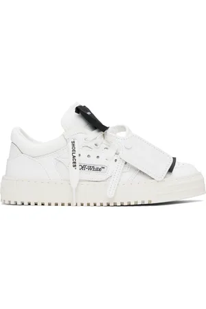 OFF-WHITE Baskets de court basses 3.0 blanc et noir à logos