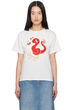 Max Mara T-shirt Cabina blanc