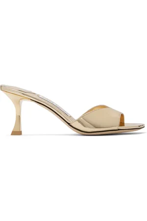 Jimmy Choo Sandales à talon Skye 70 dorées
