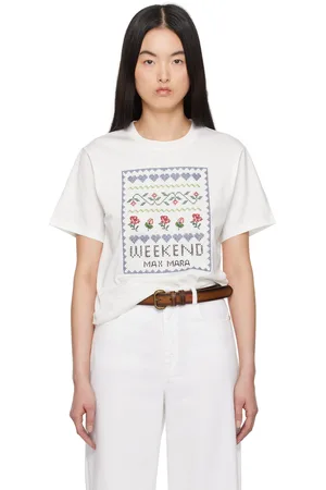 Max Mara T-shirt Cabina blanc