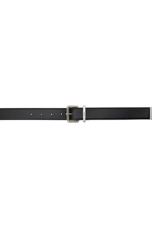 JUUN.J Ceinture noire à logos gravés