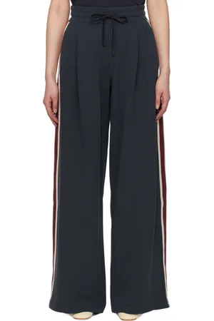 Max Mara Pantalon de détente Marsala bleu marine