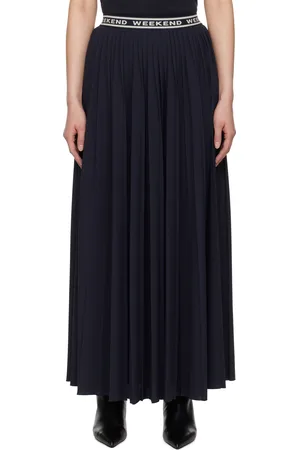 Max Mara Jupe longue Bleu bleu marine