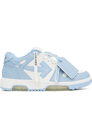 OFF-WHITE Baskets Out Of Office bleu et blanc