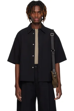 STUDIO NICHOLSON Chemise Sanko noire
