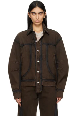 ECKHAUS LATTA Blouson Redux brun en denim
