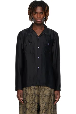 Pins & Needles Chemise western One-Up noir et mauve