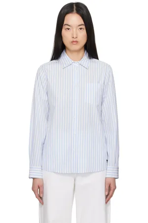 Max Mara Chemise Bahamas bleu et blanc