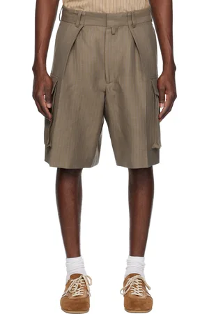 DRIES VAN NOTEN Short brun à plis