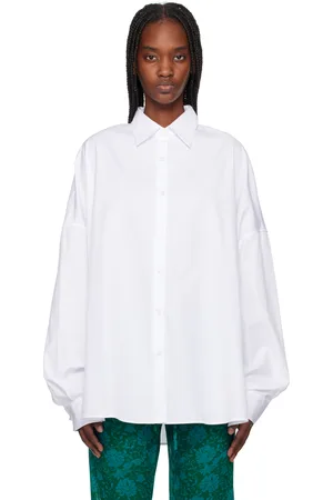 DRIES VAN NOTEN Chemise blanche en popeline de coton