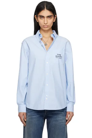 Marc Jacobs Chemise bleu et blanc à rayures