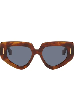 Loewe Lunettes de soleil brunes à anagrammes