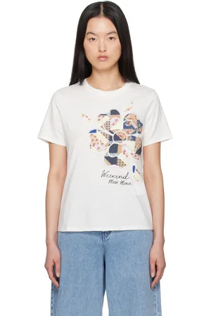 Max Mara T-shirt Vello blanc
