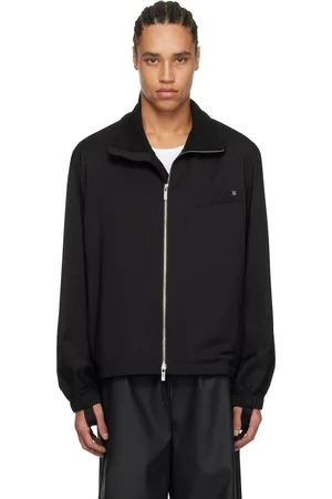 Helmut Lang Blouson aviateur décontracté noir en laine