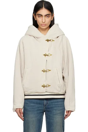 Isabel Marant Blouson Biane beige en denim