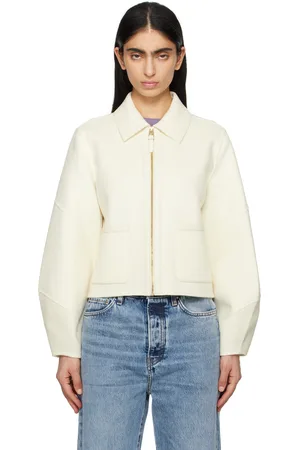 Mackage Blouson Solana blanc cassé