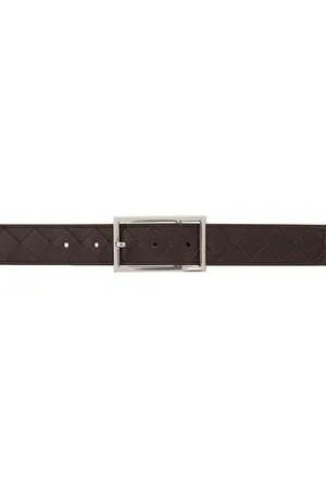 Bottega Veneta Ceinture brune Intrecciato