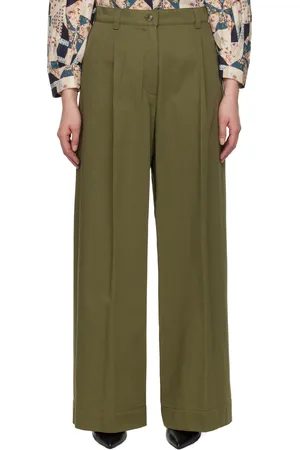 Max Mara Pantalon Nebbie kaki