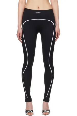 OFF-WHITE Legging de sport sans coutures noir à logo