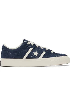 Converse Baskets One Star Academy Pro bleu marine en suède à semelle CONS