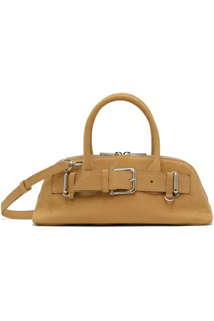 OSOI Mini sac brun clair à boucle Brocle et à glissière
