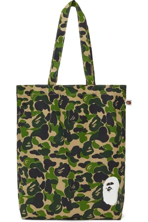 BAPE Cabas kaki à motif camouflage ABC
