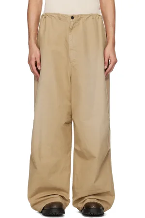 Hed Mayner Pantalon beige cordons coulissants