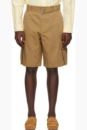 Jacquemus Short de style bermuda brun clair à poches cargo - La croisière