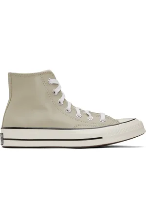 Converse Baskets montantes Chuck 70 taupe en cuir