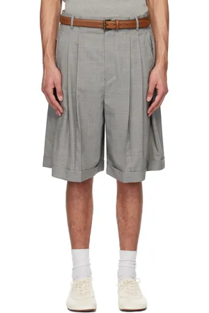 Hed Mayner Short gris à plis