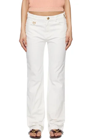 Chloé Jean droit blanc
