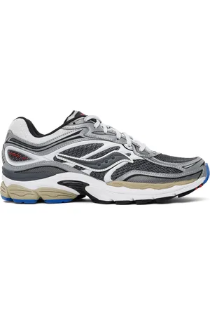 Saucony Baskets métalliques Omni 9 argenté et gris à technologie ProGrid