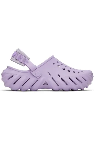 Crocs Sabots mauves à semelle Echo