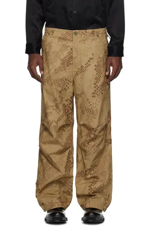 Maharishi Pantalon décontracté Snopants brun clair à motif camouflage - Year of the Snake