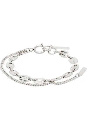 Justine Clenquet Bracelet Jerry argenté exclusif à SSENSE