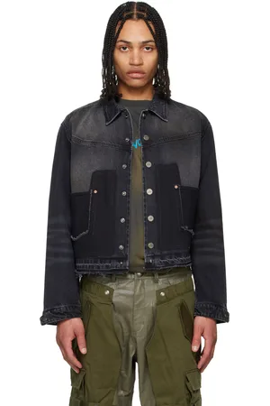 Andersson Bell Blouson motard Rodeo noir en denim