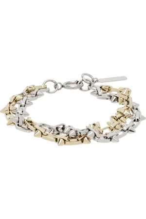 Justine Clenquet Bracelet Nomi doré et argenté