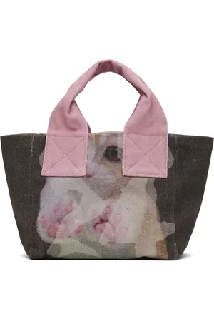 OTTOLINGER Mini cabas gris et rose