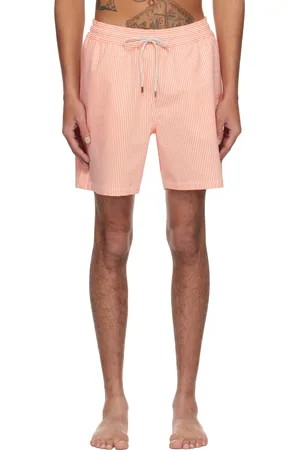 Ralph Lauren Maillot de bain Traveler orange et blanc