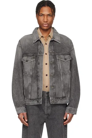 AGOLDE Blouson Stefano gris en denim