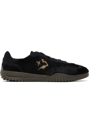 Converse Baskets Run Star Trainer noires en poil de veau