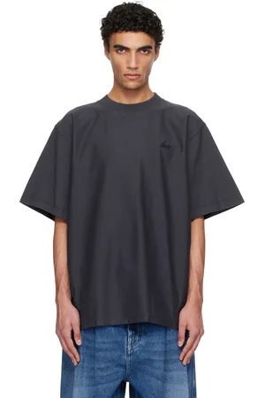 Hed Mayner T-shirt bleu marine à logo brodé