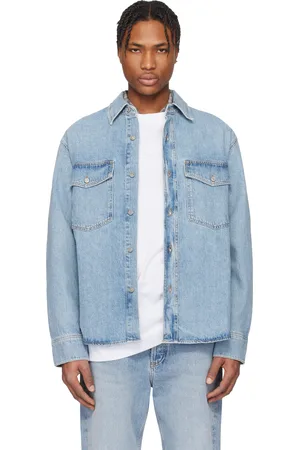 AGOLDE Chemise Rafe bleue en denim