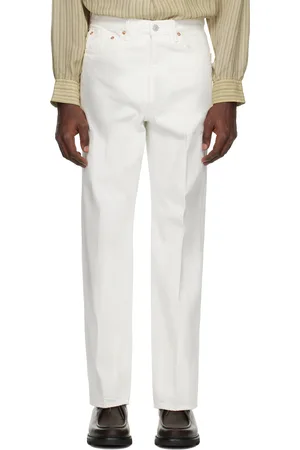 Kaptain Sunshine Jean de planchiste Shoecut blanc