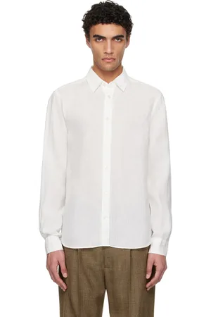 Tiger of Sweden Chemise décontractée Spenser blanc cassé en lin