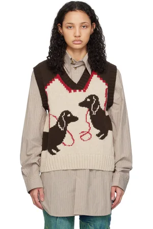 S.S. Daley Gilet Harold brun et beige