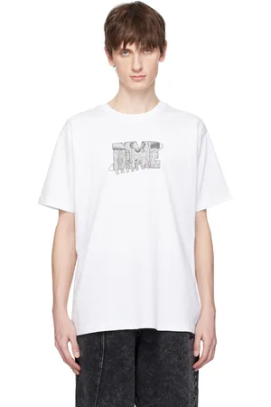 DIME T-shirt blanc à logo Cosmic
